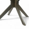 thumbnail image 3 of GDF Studio Brigitte Outdoor Round Acacia Wood Dining Table, Gray, 3 of 10