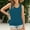 Navy, variant on pstuiky Tank Tops for Women, Women Summer Casual Sleeveless Tank Top Loose Fit Pleated Neckline Comfortable Lightweight Shirt for Everyday Wear in Solid Colors Army Green L