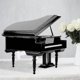 thumbnail image 3 of Miniature Grand Piano Model Kit Musical Instrument With Chair,for Home Ice Decoration(black, Wit, 3 of 5
