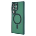 thumbnail image 4 of For Samsung Galaxy S23 Ultra Case Compatible with MagSafe PC + TPU Matte Phone Cover with Glass Lens, 4 of 5