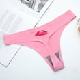 thumbnail image 3 of Bigersell Underwear Sets for Women Clearance Postpartum Underwear Bikini Panty Style P-1279 Spandex Thong Panties Thong Underwear Ladies Briefs High Waist Women's Bikini Panties Pink XL, 3 of 5