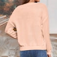 thumbnail image 3 of Ftwytp Women Oversized Long Sleeve Jumpers Solid Color Baggy Knitted Sweater Crew Neck Loose Soft Pullover Sweater Tops Winter Fall Warm Clothes, 3 of 3