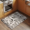 thumbnail image 3 of Rectangle Area Rugs 2 x 3 Ft, Vintage Rooster Farmhouse Non-Slip Residential Carpet, Grey Wooden Farm Animals Striped Indoor Crawling Mats Runner Rugs for Living Room/Dining Room/Bedroom, 3 of 9