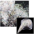 thumbnail image 2 of Juego de 6 cajas con purpurina 3D, copos metálicos brillantes y polvo acrílico para decoraciones de uñas vibrantes: colores variados para una impresionante manicura holográfica Kit de, 2 of 4
