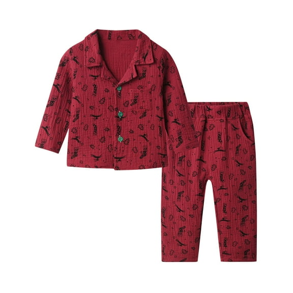 Owordtank Toddler Girl Boy Christmas Outfits Solid Color Cotton Hooded Sweater Two Sports Suit Baby Cute Clothes