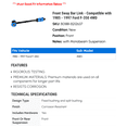 thumbnail image 2 of Front Sway Bar Link - Compatible with 1985 - 1997 Ford F-350 4WD 1986 1987 1988 1989 1990 1991 1992 1993 1994 1995 1996, 2 of 2