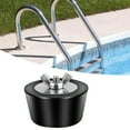 thumbnail image 1 of DYNWAVECA Pool Winterizing Plug Swimming Pool Winter Expansion Plug Easy Installation Stainless Steel Bolts Premium Expansion Pipe Plug Diameter 45mm, 1 of 9