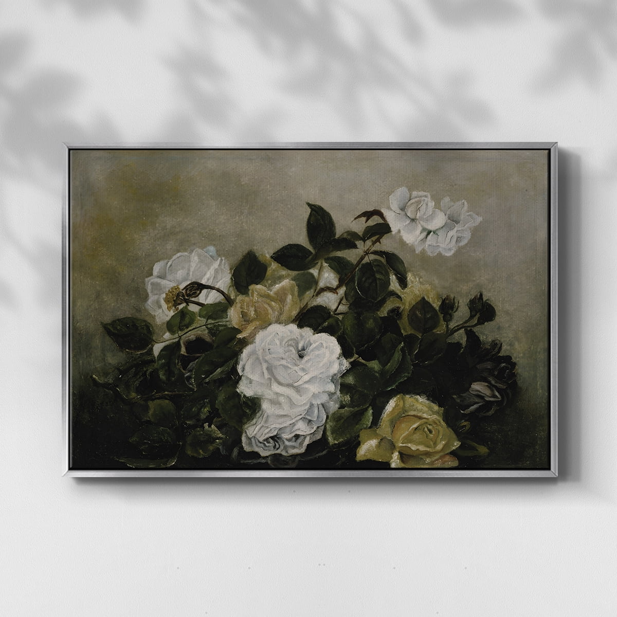 Vintage Landscape-CCLVII By Wexford Home Framed in Silver Wood Gallery Wrapped Canvas 17 in. x 25 in.