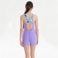thumbnail image 5 of Hellosay One Piece Swimsuits for Juniors Strecthy Swimwear Sleeveless Beachwear Print Vacation Bathing Suit Size 5-15, 5 of 9