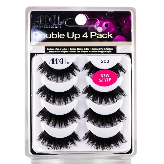 Ardell False Eyelashes 4 Pack Double Up 203, #66690