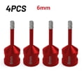 thumbnail image 5 of 4Pc 6Mm M14 Dry Diamond Drill Bits for Porcelain Granite Tile Glass Ceramic, 5 of 8