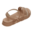 thumbnail image 3 of Sandalia Moleca Mujer Nude Casual Hebilla cafe 24.5, 3 of 10