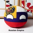 thumbnail image 2 of Polandall Muñeco de Peluche Countryball Portátil de Peluche de Peluche National Ball Bandera de Peluche Pollyies for Gift 20cm (Color : Russian Empire, Height : 20CM) Russian Empire 20CM Russian Xishao Juguetes, 2 of 2