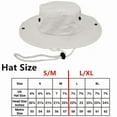 thumbnail image 2 of Glory Max Classic 100% Cotton Wide Brim Bucket Hat Summer Outdoor Boonie White Hats, 2 of 5