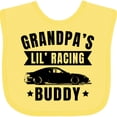 thumbnail image 3 of Inktastic Grandpas Lil Racing Buddy Boys or Girls Baby Bib, 3 of 4