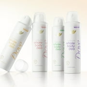 Dove Womens Whole Body Deodorant Cooling Spray Peach & White Tea Aluminum Free, 4 oz