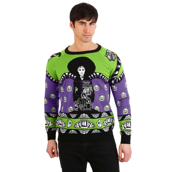 Adult Beetlejuice Lydia Deetz Halloween Sweater