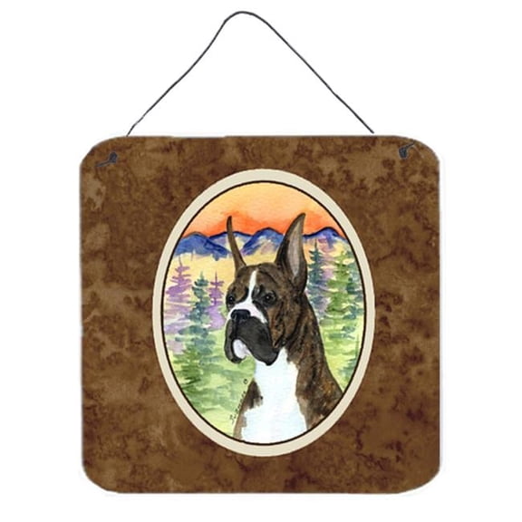 Boxer Aluminium Metal Wall Or Door Hanging Prints - 6 x 6 In.