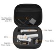 thumbnail image 1 of Sac de Rangement à Main Noir, Étui de Transport Portable Léger avec Fermetures Éclair Bidirectionnelles pour Activités Extérieures Compatible avec DJI OM5, 1 of 9