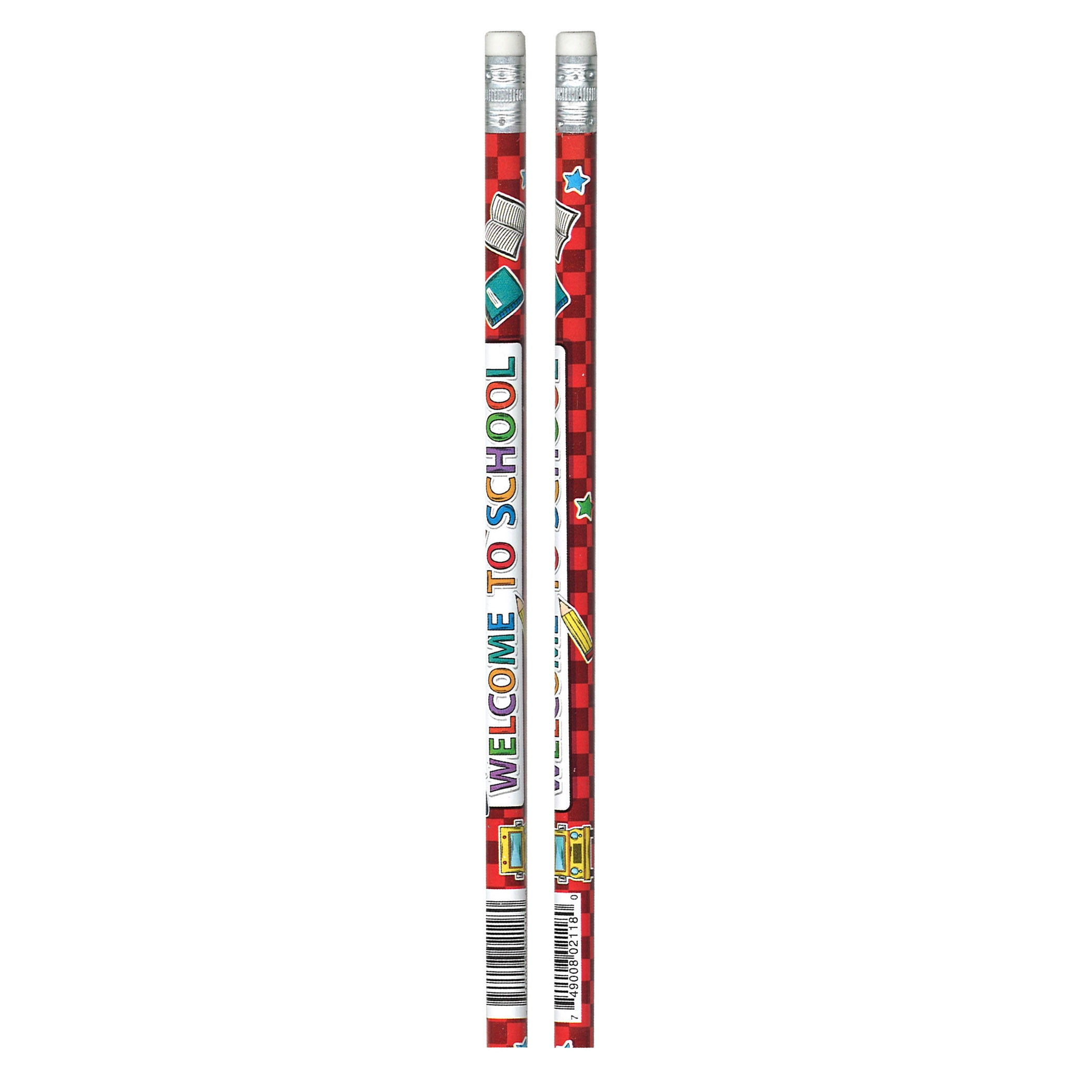 Moon Products Pencils, Welcome to School!, 12 Per Pack, 12 Packs