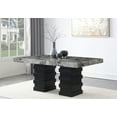 thumbnail image 2 of DINING TABLE & 6 BLACK CHAIRS, 2 of 2
