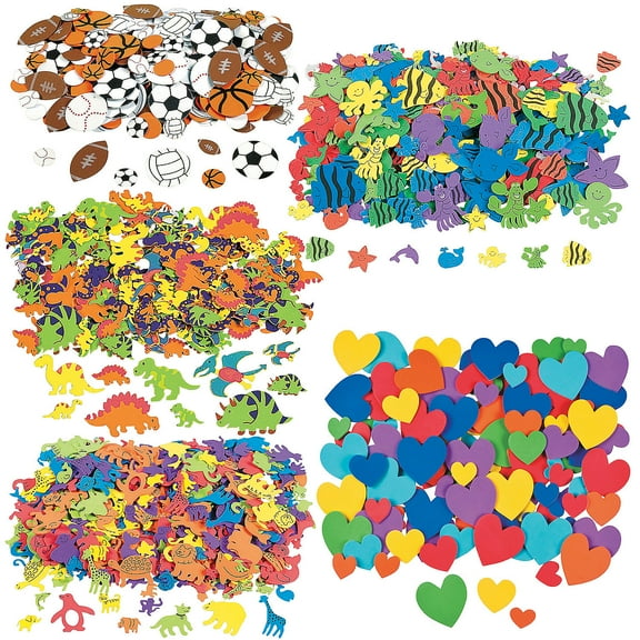 Self-Adhesive Foam Shapes Kit Bulk 2532 Pc