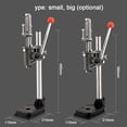 thumbnail image 3 of 460mm Height Adjustable Manual Press Machine with Adjustable Slider Stroke - Anti-Slip Electroplated Alloy Rocker, High-Elastic Spring, Cast Iron Grinding Core & Thickened Stable Base for Punching,, 3 of 5