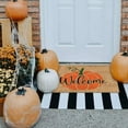 thumbnail image 4 of Fsqjgq Fall Door Mat Washable Halloween Welcome Doormats Pumpkin Bathroom Rugs Home Decor Non Slip Floor Mats Thanksgiving Carpet Area Rugs 15" x 23", 4 of 6
