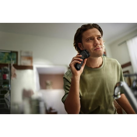 Philips Norelco Shaver 2400, Cordless Electric Shaver with Pop-Up Trimmer - Deep Black