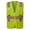 Safety Green, variant on 3C Products ANSI/ISEA 107-2015 Class 2 Safety Green Cool Mesh Safety Vest w/ Zipper Closure and 4 Outside Pockets / Solid Front & Mesh Back- SV2400-6XL