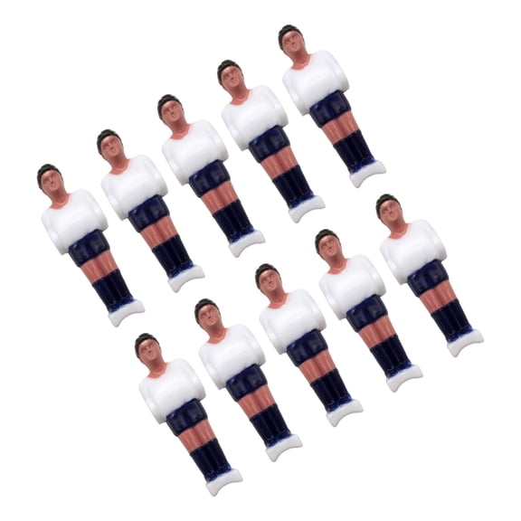 10Pcs Plastic Soccer Foosball Man Table Soccer Figures Foosball Players Toy