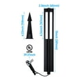 thumbnail image 2 of 12 Pack 5CCT Low Voltage Pathway Lights, Outdoor LED Landscape Lighting, Aluminum, 12-24V AC/DC, ETL, IP65, 1800K/2700K/3000K/4000K/5000K Selectable, Black, 2 of 7