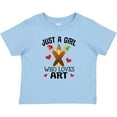 thumbnail image 3 of Inktastic Artist Just A Girl Who Loves Art Girls Baby T-Shirt, 3 of 5
