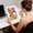 White-10"L x 8"W, variant on Vanity Mirror With Lights 15" X 12"  Lighted Makeup 10x Magnification 3 Color Lighting & Dimmable Brightness Make Up For Bedroom Tabletop