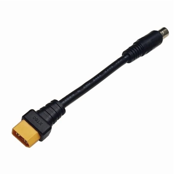 Male to DC8020 Male Charge Cable 16AWG for Connecting Solar Generators to Electronic Devices,1 * to DC8020 Adapter Cable,Black