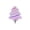 Purple, variant on Bird Perch Stand, Pine Shaped Plastic Parrot Nail Grinding Platform, Firm Screw Mount Anti Slip Cage Rest Pedicure Station for Small Medium Parrots Pink