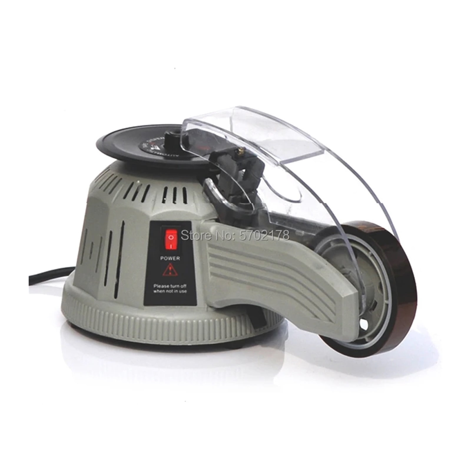 Automatic Tape Dispenser Machine Turntable Disc Adhesive Tape Holder Transparent Stationery Tape Packaging Tape Cutter