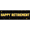 thumbnail image 4 of Black Background Banner with Golden Stars and Sparkles for Happy Retirement Party Backdrop Decorations Photo Booth Props Retirement Celebration Event Supplies, 4 of 7