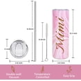 thumbnail image 5 of Mimi Tumbler, Mimi Gifts for Grandma, Mimi Cup Coffee Mug, Mimi Gifts for Christmas, Birthday Gift for Grandma, Mothers Day Gifts for Mimi from Grandkids, 20 Oz Mimi Tumbler with Lid and Straw, 5 of 6