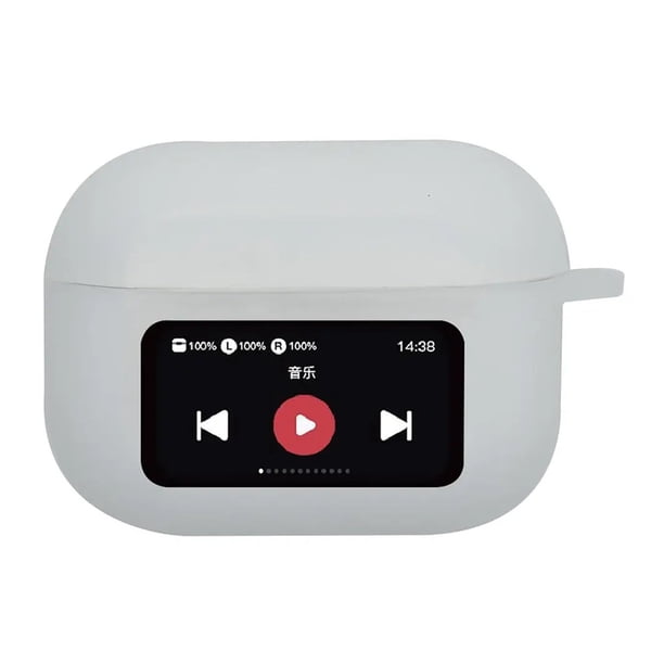 Funda de silicona para auriculares Bluetooth AirPods, a prueba de golpes, con carga inalámbrica y pantalla protectora