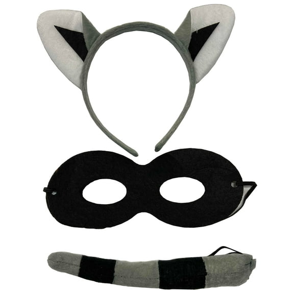 Karnival Costumes Fancy Raccoon Animal Costume Accessory Set