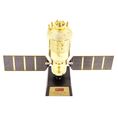 1/80 Tiangong No.2 Spacecraft Model March Rocket Model for Military Enthusiasts Model Collections