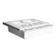 thumbnail image 4 of Organizador de cajones para lápices de escritorio, bandeja de cajones de escritorio oculta para almacenamiento de estudiantes, organizador de - 33.4x24.9x6.5cm Los 334x249x65 cm BLESIY bajo almacenamiento de escritorio, 4 of 8