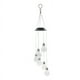 thumbnail image 2 of Lámpara de campanilla de viento alimentada por energía solar | Luz colgante para exteriores con degradado de ocho colores | Decoración de patio de jardín impermeable | Linterna LED solar ecológica, 2 of 8