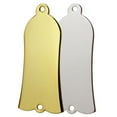 thumbnail image 1 of Bunblic 2 Pieces Rod cover two Holes with Screws Solid Iron Plate for Bass Guitar Gold Color, 1 of 7