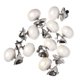 thumbnail image 1 of HEANUJJ 20Ud Botones De Perla Metálicos Removibles Para Camisas Con Uso En Y Eventos Sociales, 1 of 6