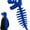 Blue, variant on 3D Dinosaur Skeleton Costume - Plush Spinosaurus Fossil Headwear Costume Party Dress Up Soft Dinosaur Bone Mask Cosplay Accessory Photo Props
