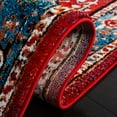 thumbnail image 6 of SAFAVIEH Vintage Hamadan Kimmee Oriental Area Rug, Blue/Red, 5'3" x 7'6", 6 of 9
