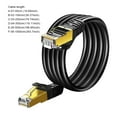 thumbnail image 3 of bedienty Portable Network Cable Anti-interfere Internet Cord Router CAT8 Cables 3 Meters, 3 of 6