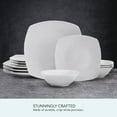 thumbnail image 6 of Studio Nova Tara 12 Piece Porcelain Dinnerware Set White, 6 of 9